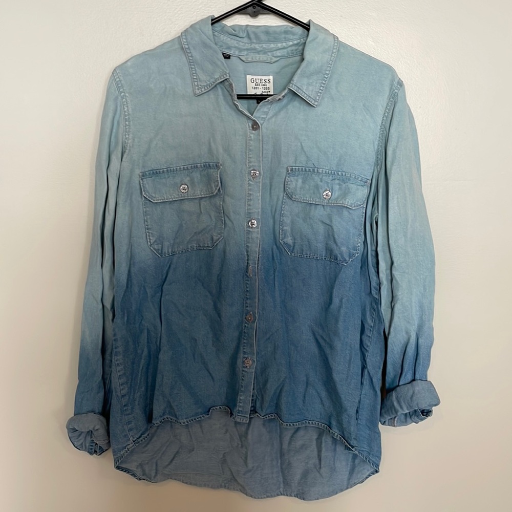 Guess button down shirt